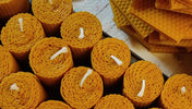 ¿Cómo hacemos las velas de cera de abeja?