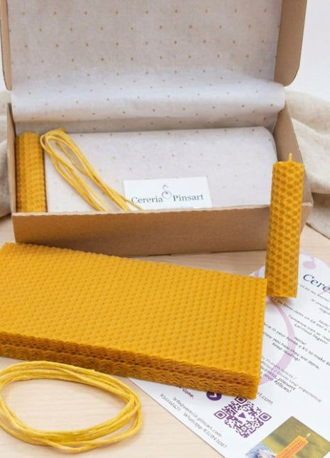 Kit para hacer velas de cera de abeja