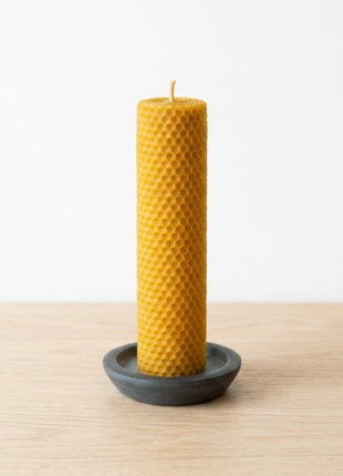 Vela de cera de abeja de 20x5cm 100% natural - 24 horas.