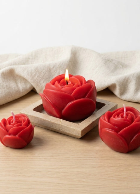 Caja regalo Rosas frescas y jabón de Jabón de Rosas