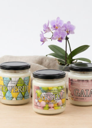 Kit de 3 velas aromáticas
