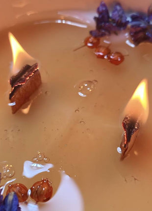 Vela Aromática Canela con Naranja