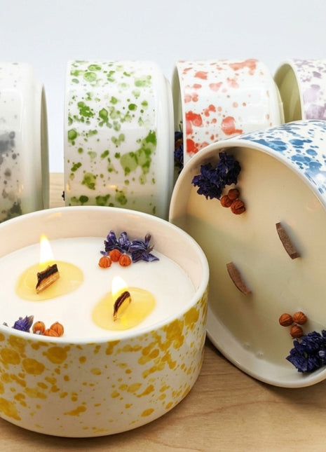 Vela Aromática Canela con Naranja