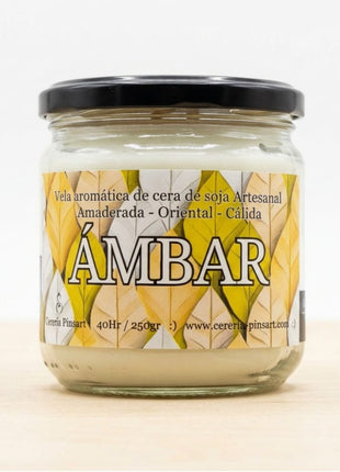 Vela tarro - Ámbar