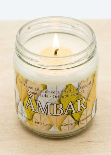 Vela tarro - Ámbar