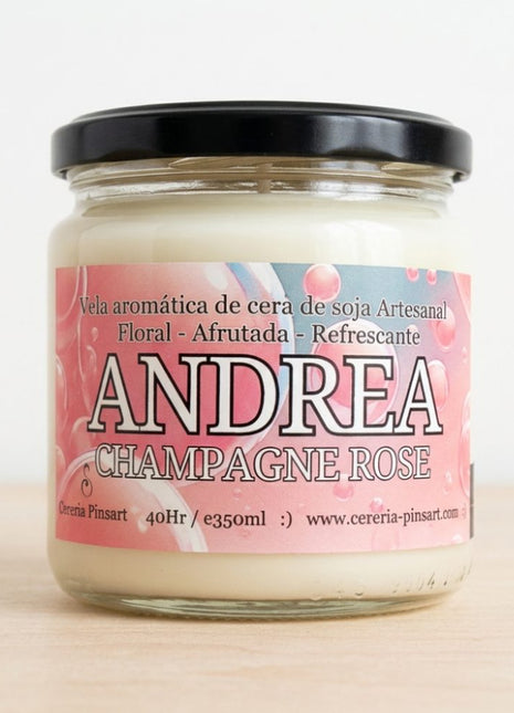 Vela tarro - Champagne Rose Andrea