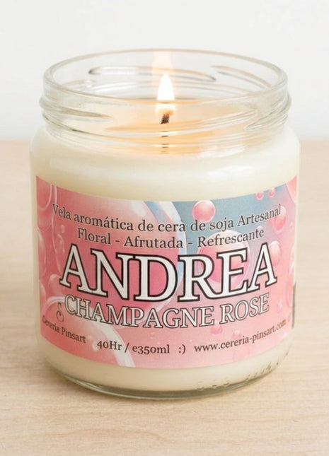 Vela tarro - Champagne Rose Andrea