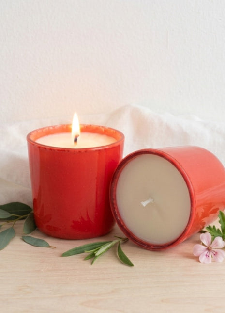 Kit 3 velas aromáticas Citronela, Geranio y Limón Suculenta