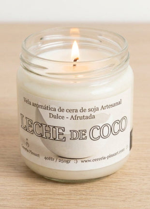 Vela Leche de Coco