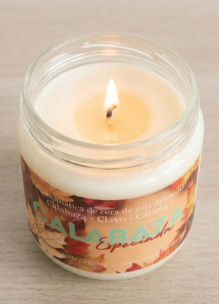 Vela Calabaza especiada - Calabaza Canela y Clavo