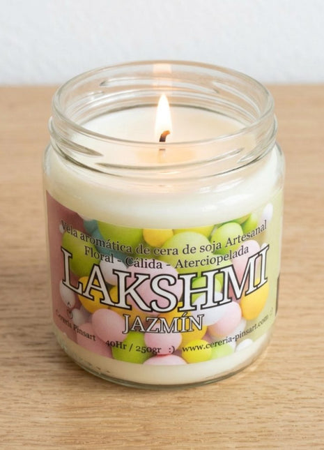 Vela tarro Lakshmi - Jazmín