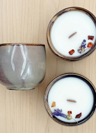 Vela aromática Flor de Cerezo Sake gris