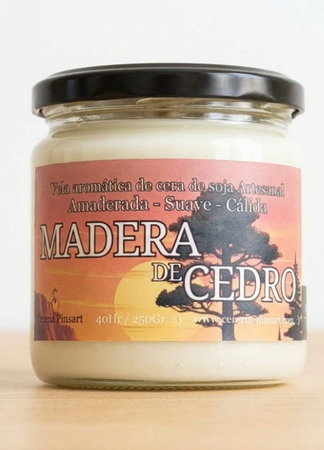 Vela tarro - Madera de Cedro
