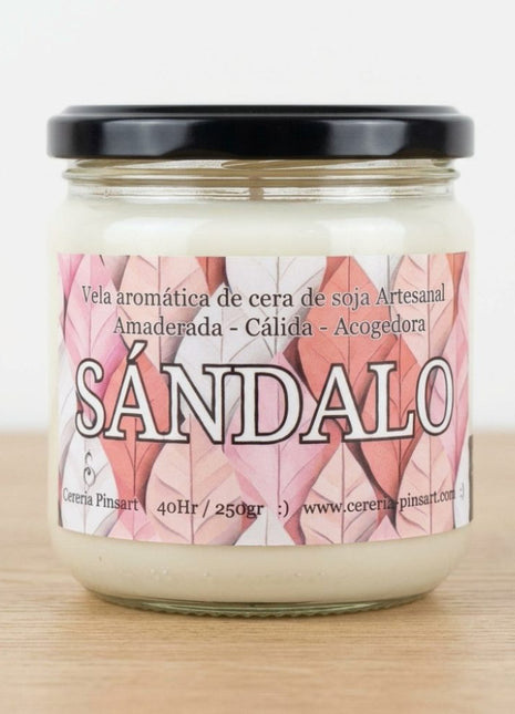 Vela tarro - Sándalo