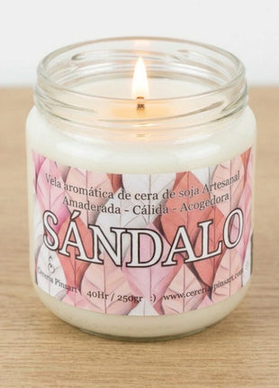 Vela tarro - Sándalo