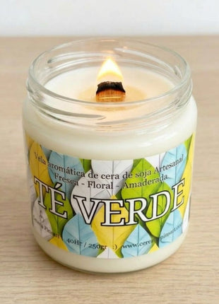 Vela tarro - Té verde