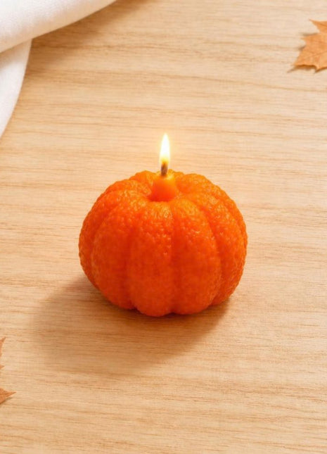 Vela Calabaza mediana 3 Unidades - aroma de Calabaza Especiada