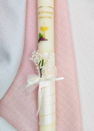 Vela de comunión Cinta (40 X 3 cm)