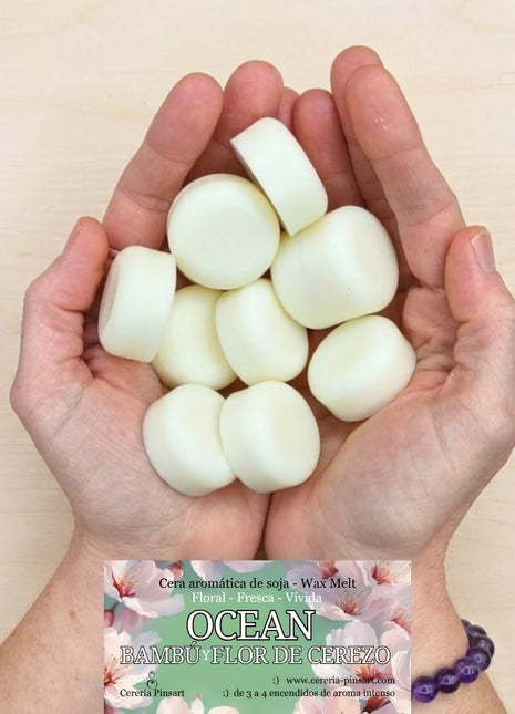 Wax melts Bambú y Flor de Cerezo Ocean