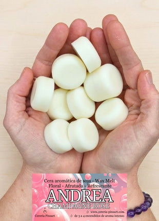 Wax melts Champagne Rose Andrea