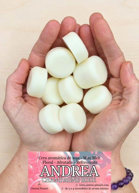 Wax melts Champagne Rose Andrea