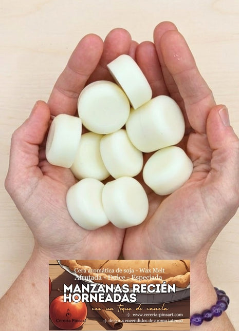 Wax melts Manzanas recién horneadas con un toque de Canela