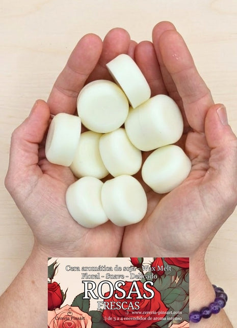 Wax melts Rosas frescas
