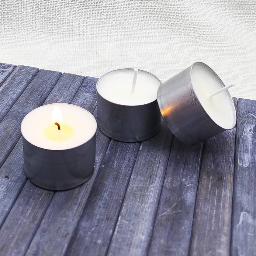 Velas de té de cera de soja - 7 horas de duración