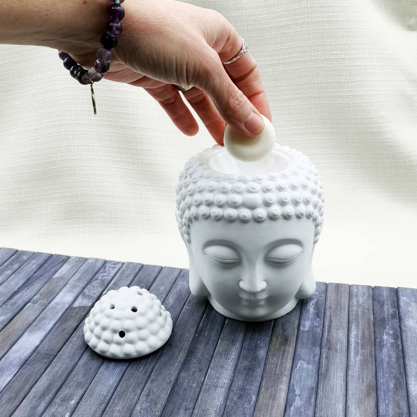 Quemador de cera y esencias Buda - Imagen 3