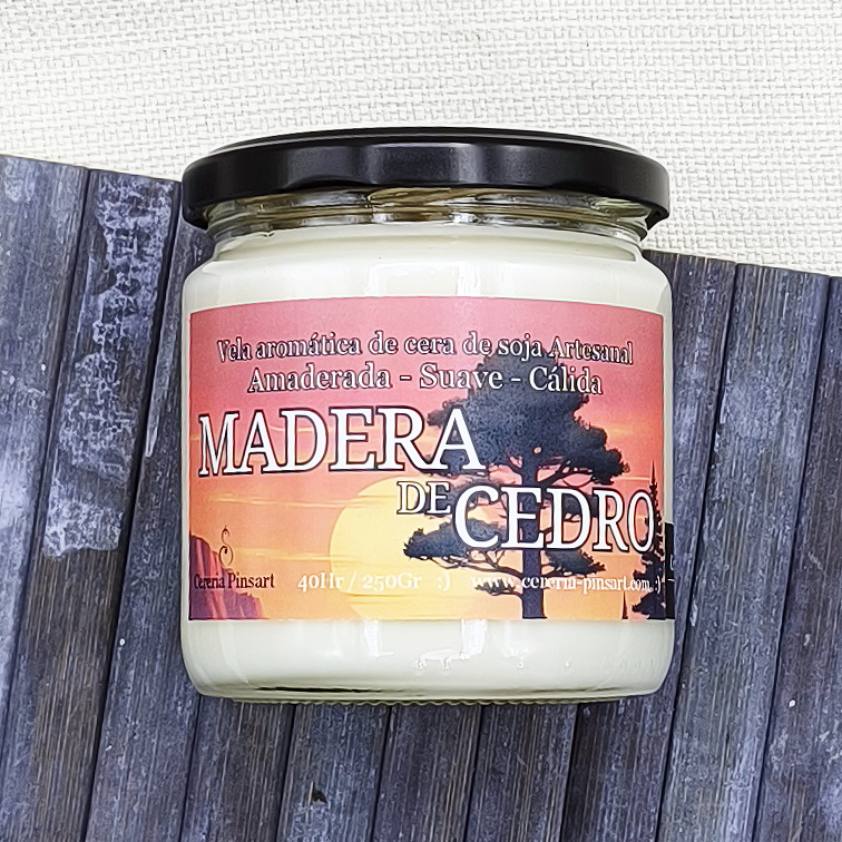 Vela tarro - Madera de Cedro